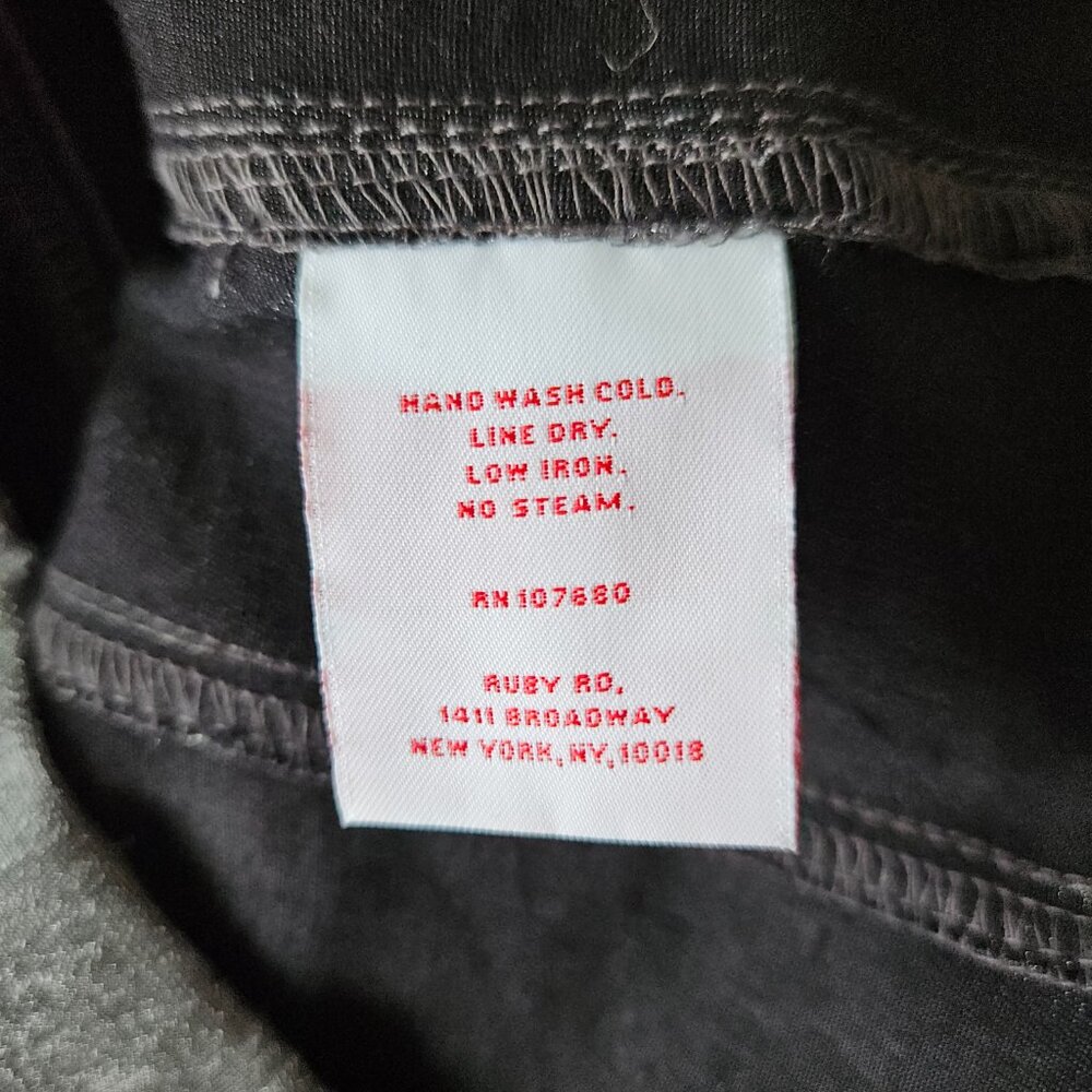 Ruby Rd. Metallic Silver Textured Button-Front Ja… - image 6